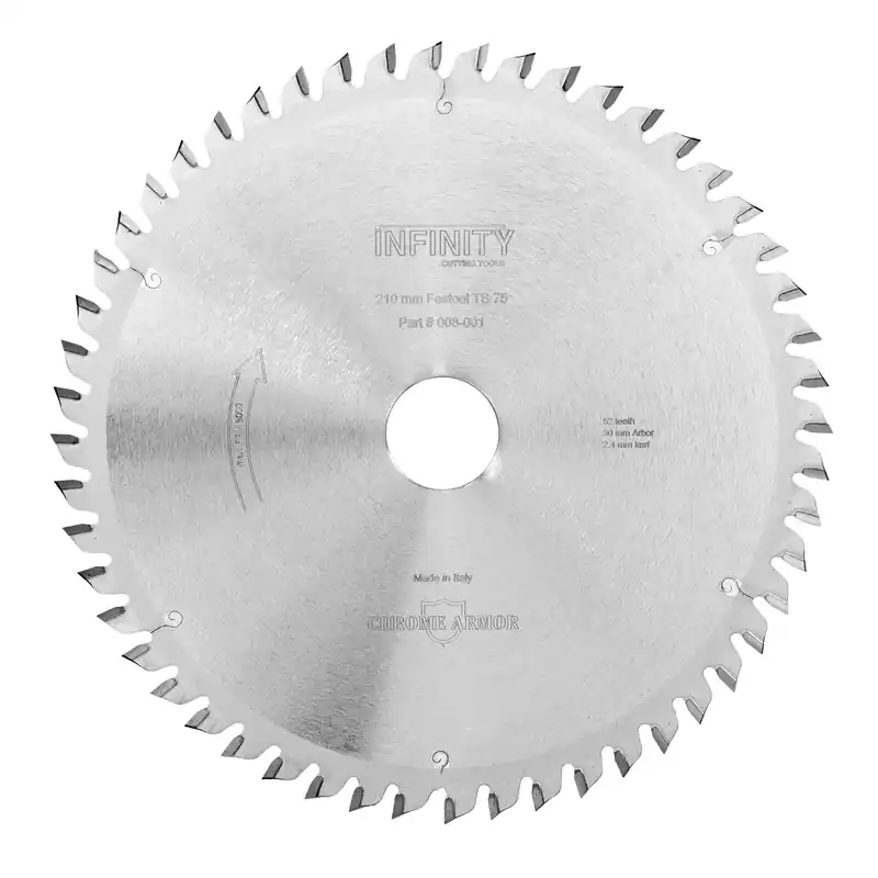 Infinity Tools Track Master, Premium Saw Blades For Track Saws
