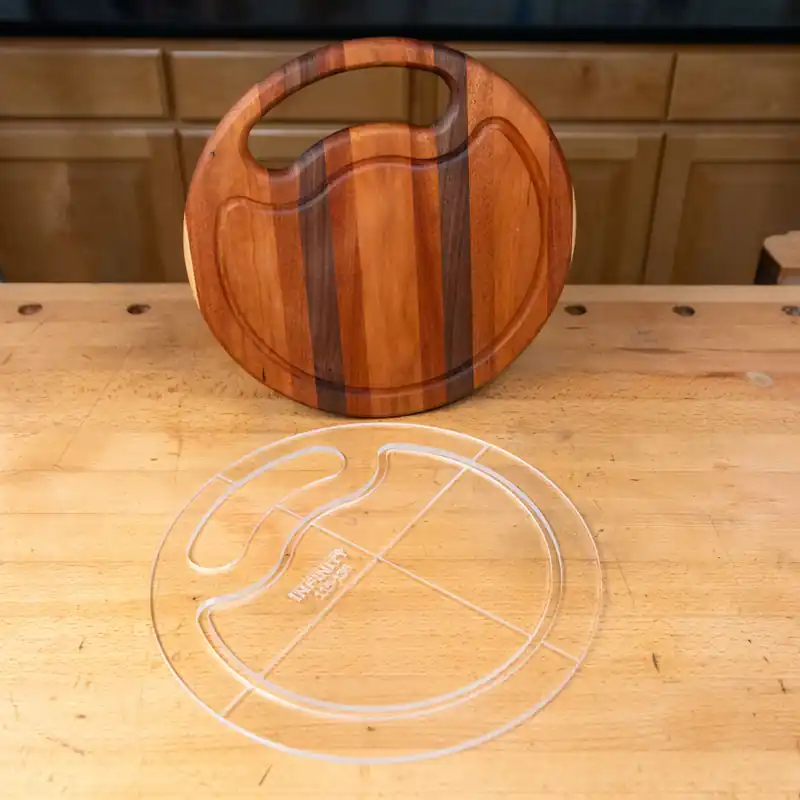 Infinity Tools Round Cutting Board Templates