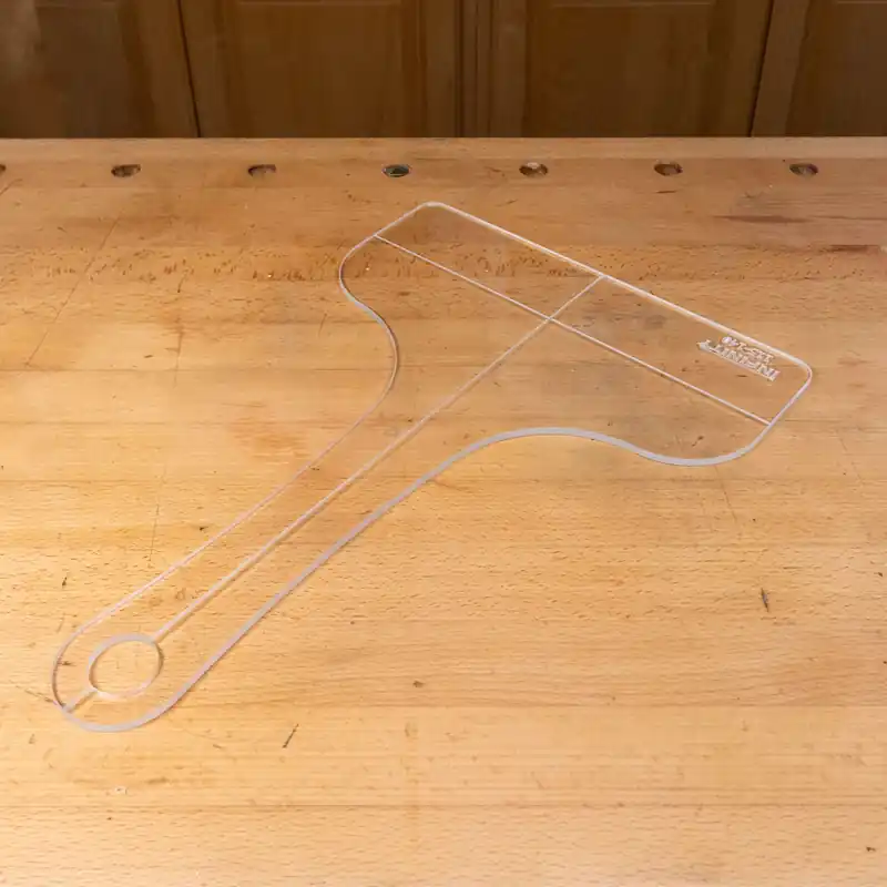 Infinity Tools Pizza Peel Handle Template