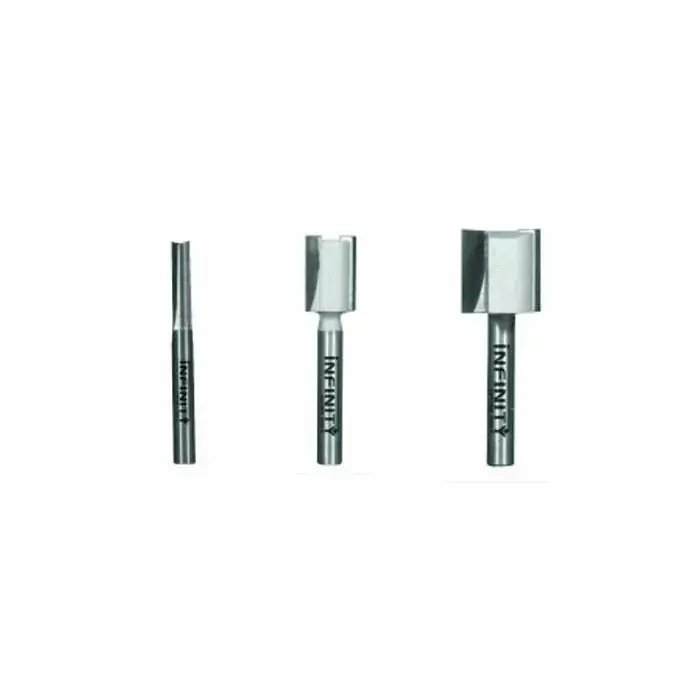 Infinity Tools Straight Router Bits For Undersized Plywood Dado Joinery