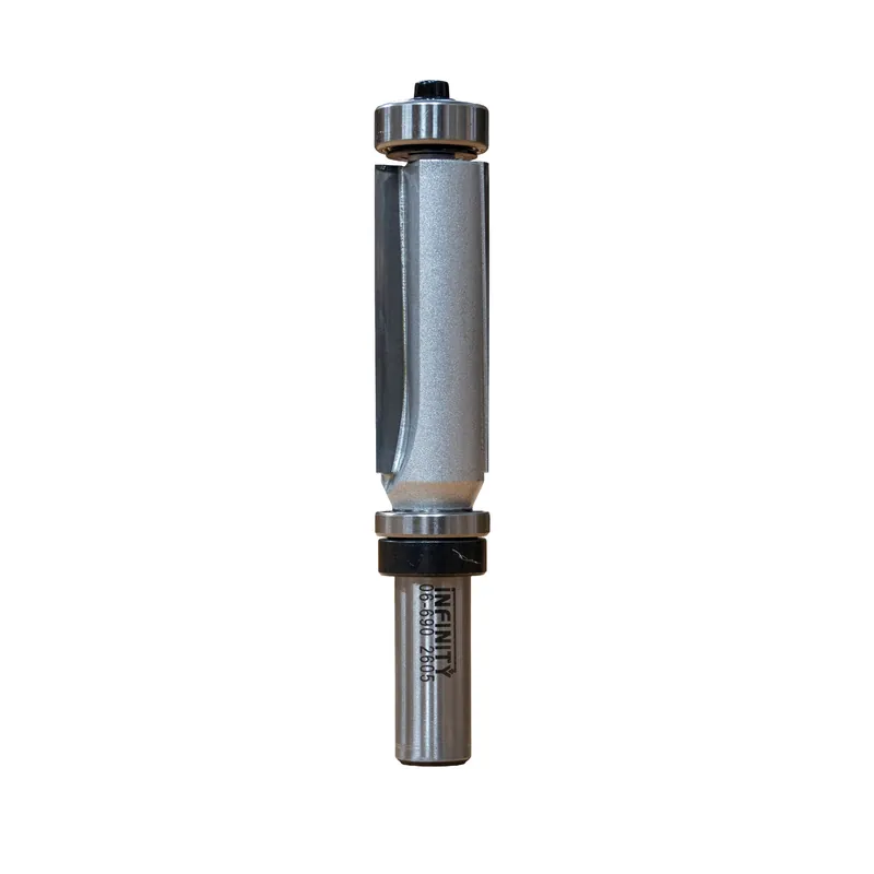Infinity Tools Double Bearing Pattern Router Bits w/ Downshear