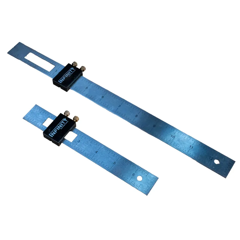 Infinity Tools Indexing Stainless Steel Ruler with 1/16th Graduations