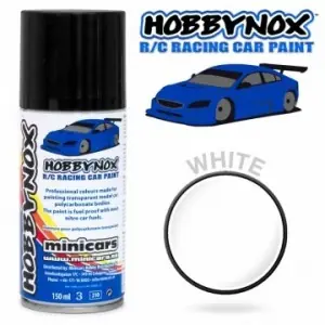 WHITE R/C Racing Car Spray Paint 150 ml HN1100
