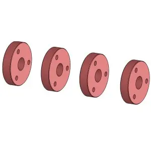 Piston amortisseur 3 trous 03182-3