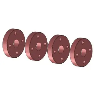 Piston amortisseur 4 trous 03182-4