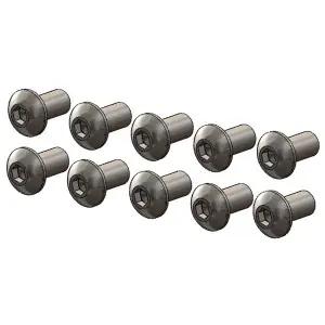 Vis tête bombée M3x20mm(10) 93008