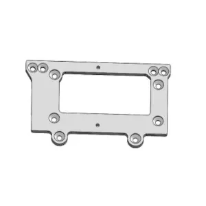 Plaque chassis arriere Aluminum 03418-1