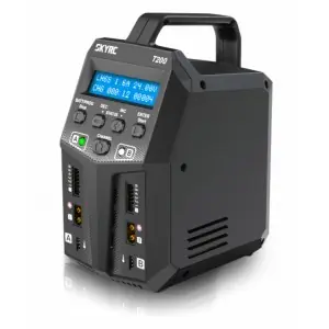 SkyRC T200 Charger 240VAC/12VDC 12A 100W(x2) SK100155-02