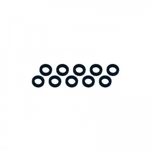Rondelle 3x6x1mm - Black(10) UR1505-N