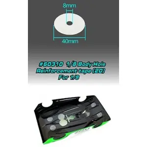 1/8 Body Hole Reinforcement Tape(20) 60310