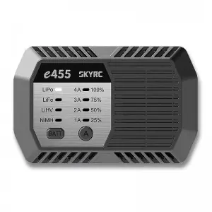 SkyRC e455 AC Charger (LiPo, LiFe/LiHV & NiMh - 50W) SKY100170