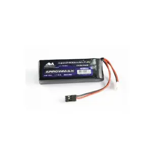 BATTERIE LIPO 2S RECEPTION 2400 - 7.4V ARROWMAX 86x29x17mm AM700912