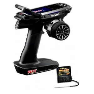 RADIO SANWA M17 + RX493I + LIPO TX S.101A32483A