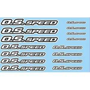 O.S.SPEED PRO DECAL 2023 WHITE 79884298